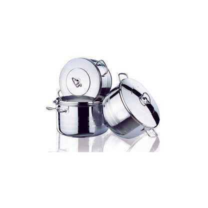 KORKMAZ MEGA PLUS Cookware Set 6 Pcs (26 / 28 / 32 cm) - TDL HOUSEHOLD