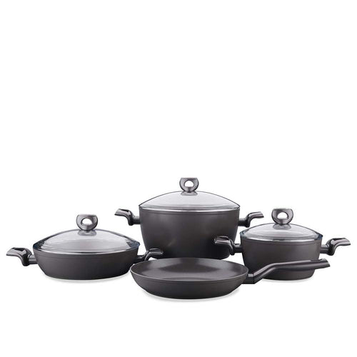 KORKMAZ NORA Ceramic Cookware Set 7 Pcs - TDL HOUSEHOLD