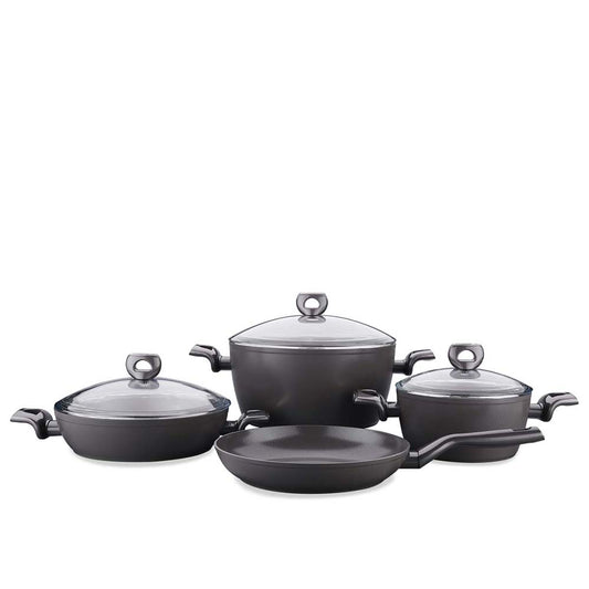 KORKMAZ NORA Ceramic Cookware Set 7 Pcs - TDL HOUSEHOLD
