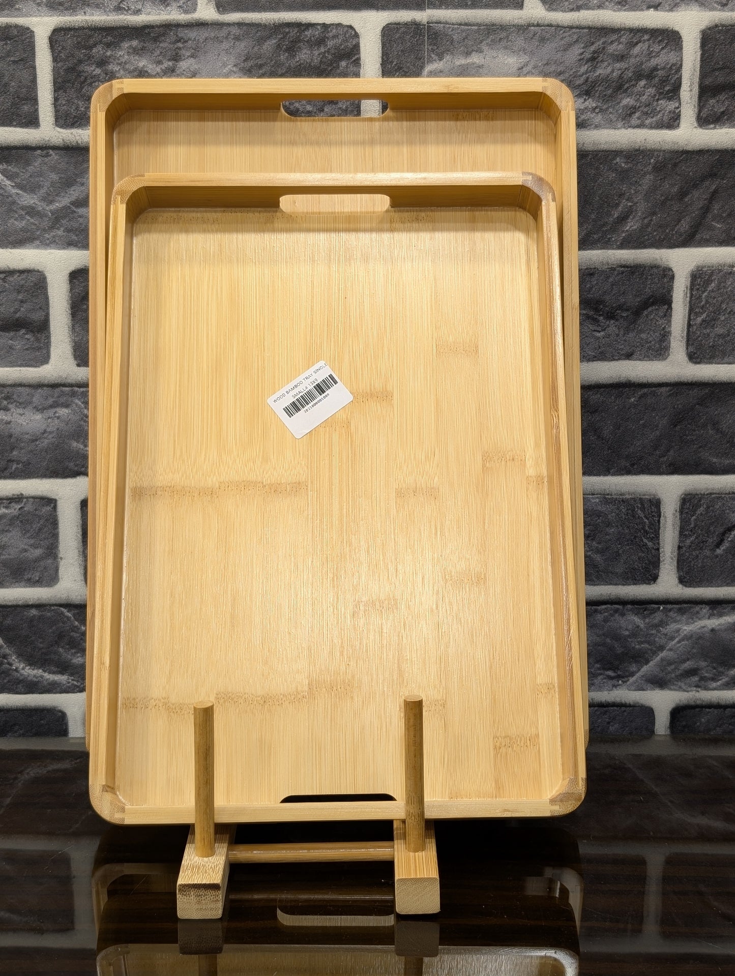 Plain Bamboo Loose Tray 1's - TDL HOUSEHOLD