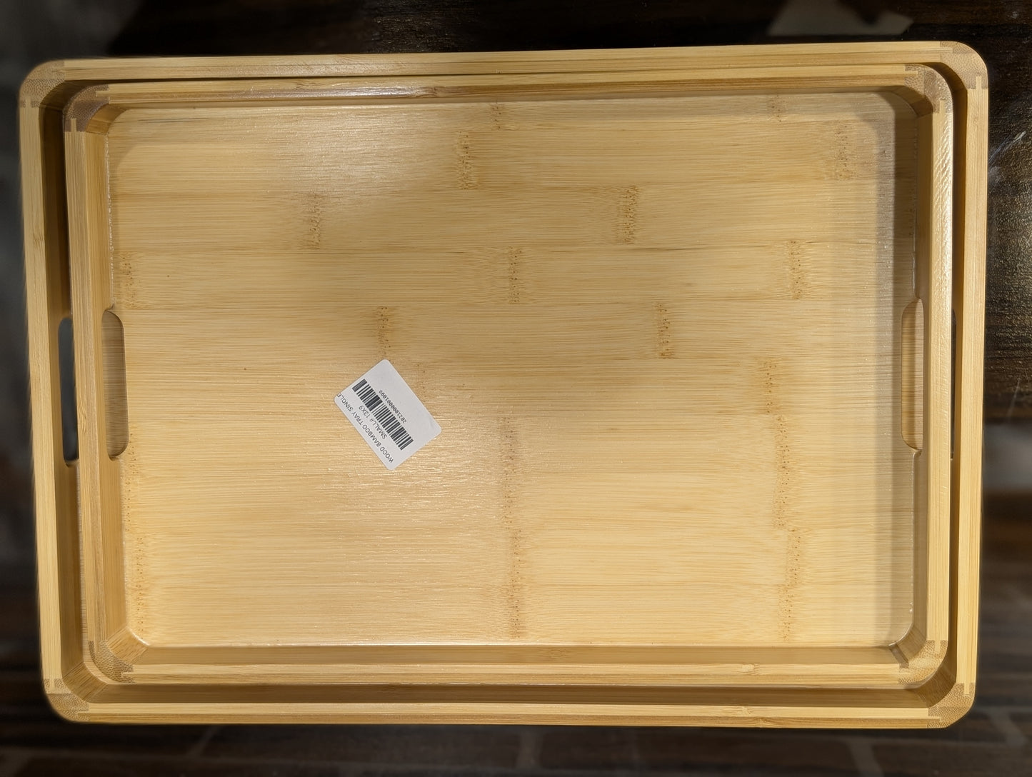 Plain Bamboo Loose Tray 1's - TDL HOUSEHOLD