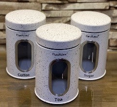 HAUSROLAND 3 PCS STORAGE CANISTER SET