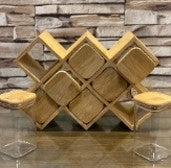 KITCHEN STORAGE TANK WITH GLASS JARS 9'S Round Small - TDL HOUSEHOLD