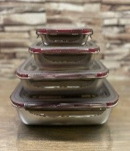 ZENLO SUS-304 STORAGE BOXES SET - TDL HOUSEHOLD