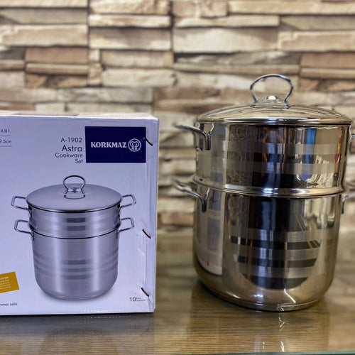 KORKMAZ ASTRA Steamer 12 Liters - TDL HOUSEHOLD