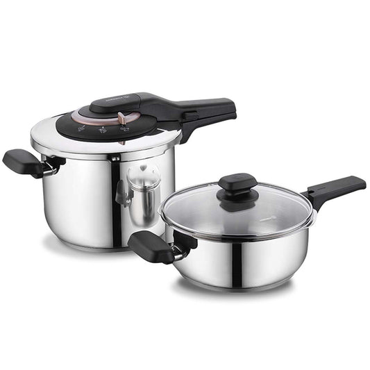 KORKMAZ VITA PLUS Pressure Cooker Twin Set - TDL HOUSEHOLD