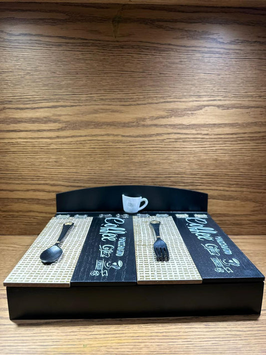 STYLISH CULTERY HOLDER WOOD