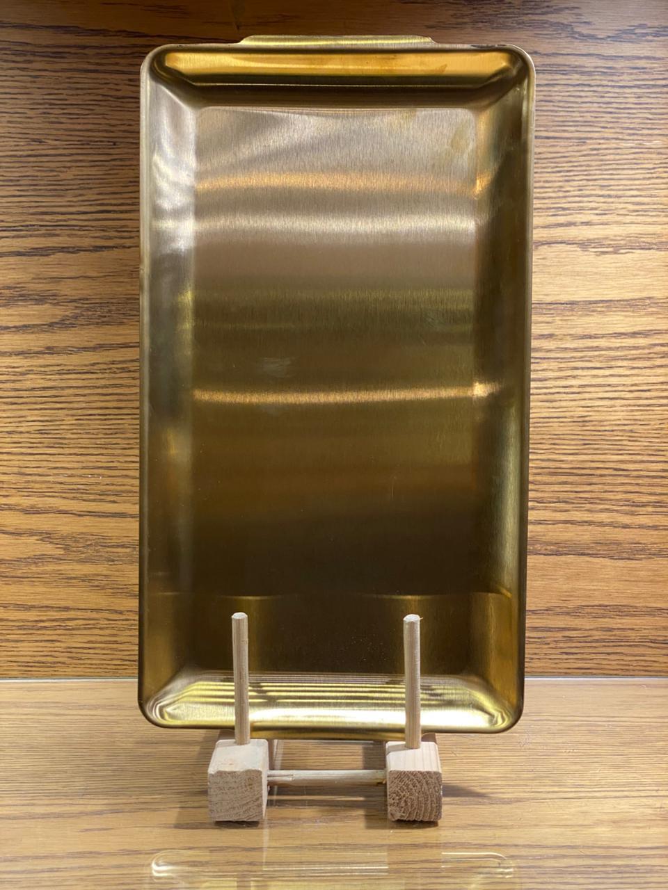 GOLDEN RECTANGLE TRAY - TDL HOUSEHOLD