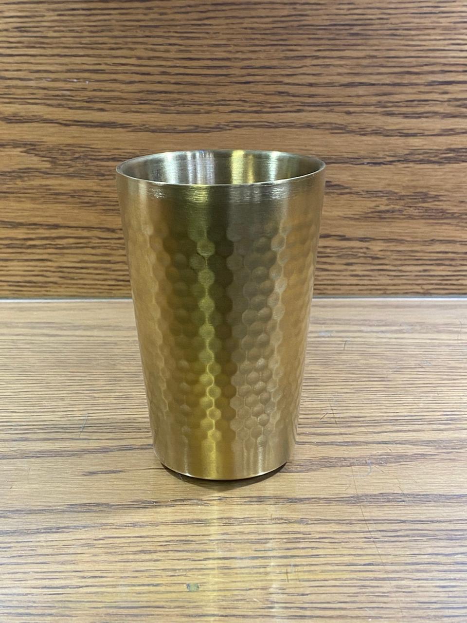 GOLDEN HAMMERED GLASS - TDL HOUSEHOLD
