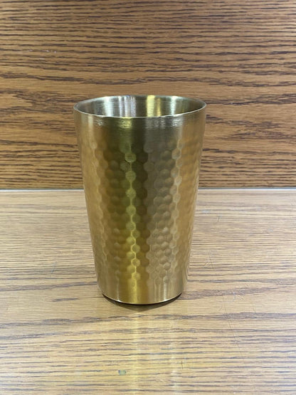 GOLDEN HAMMERED GLASS - TDL HOUSEHOLD