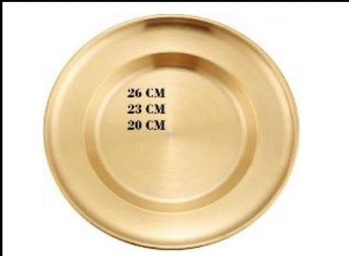 GOLDEN JULIANA STYLE PLATE - TDL HOUSEHOLD