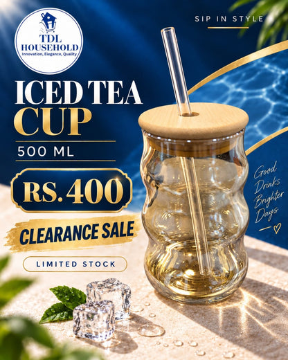 Iced Tea Cup Model 10 500 ml light gold
