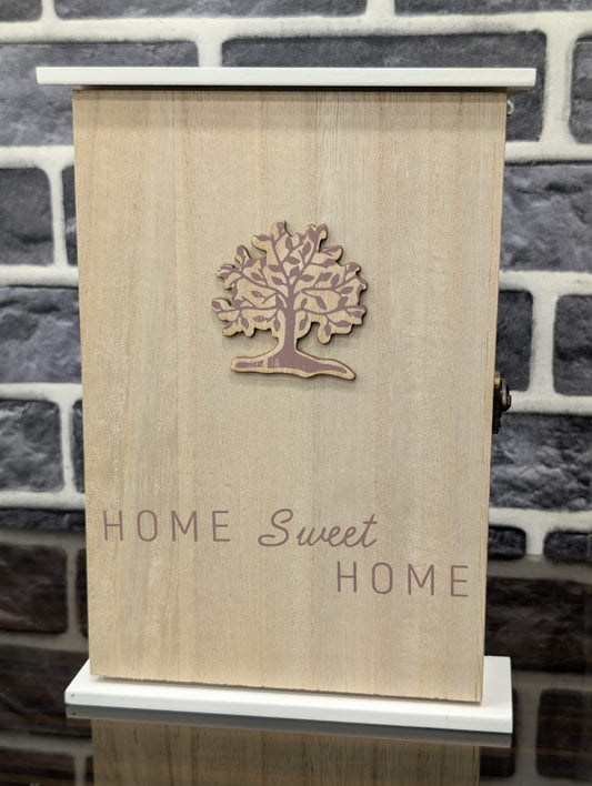 Wooden Home Key Holder Box – Decorative Wall-Mounted Key Cabinet - TDL HOUSEHOLD