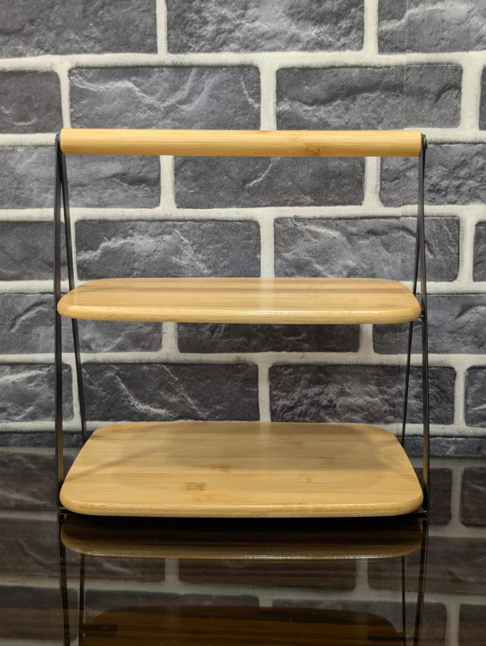 3-Tier & 2-Tier Bamboo Serving & Display Stand - TDL HOUSEHOLD