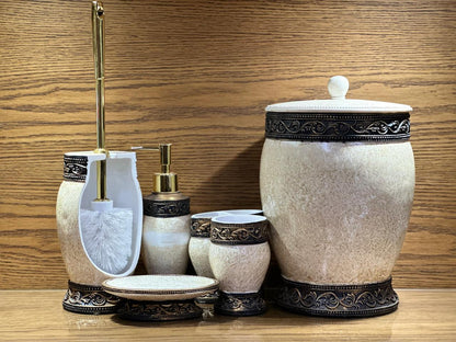 FIBER BATHROOM  6 PCS SET