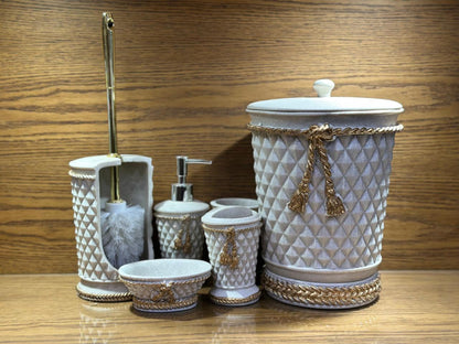 FIBER BATHROOM  6 PCS SET