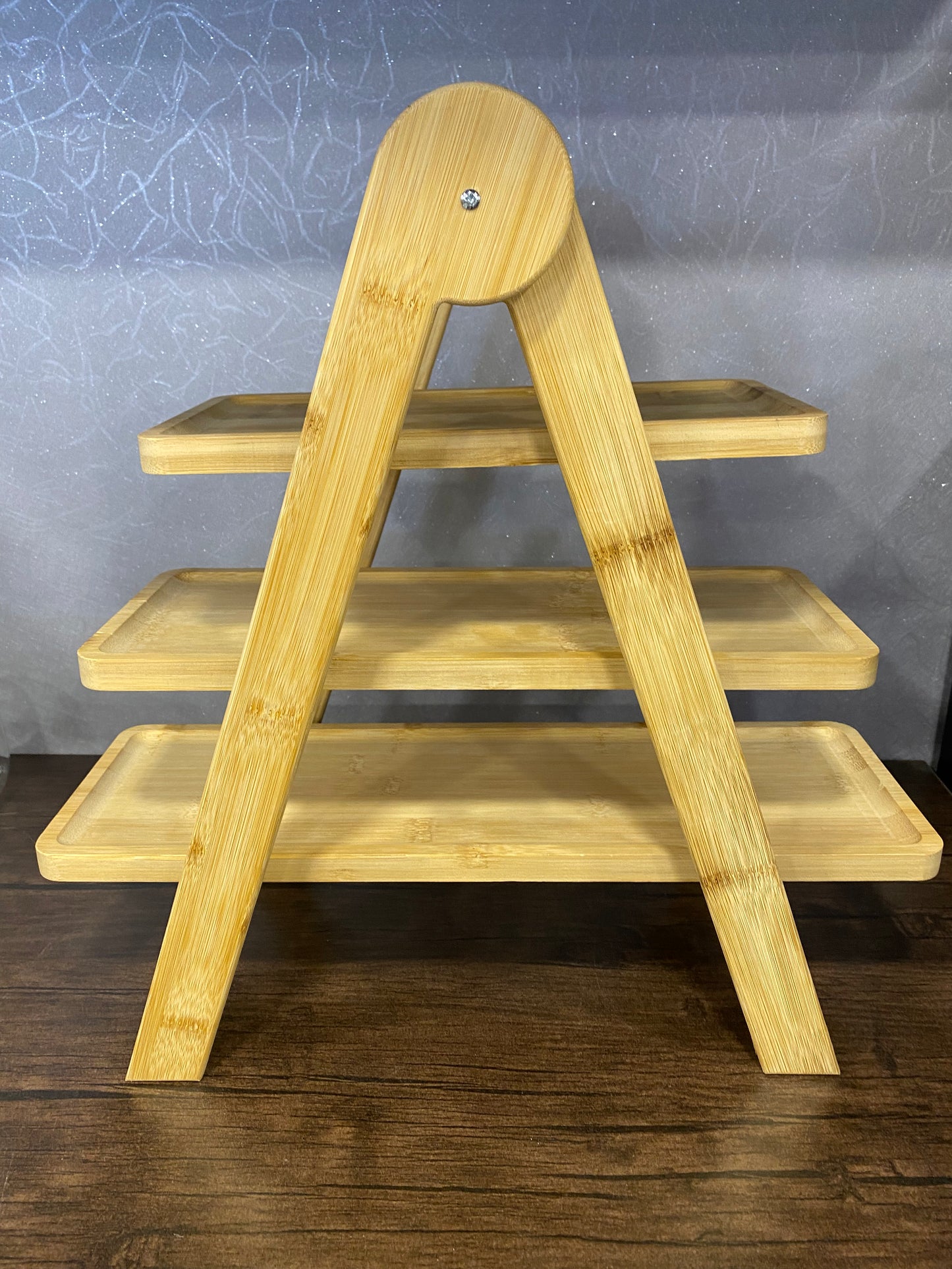 3-Tier Bamboo Cup Cake Stand - TDL HOUSEHOLD