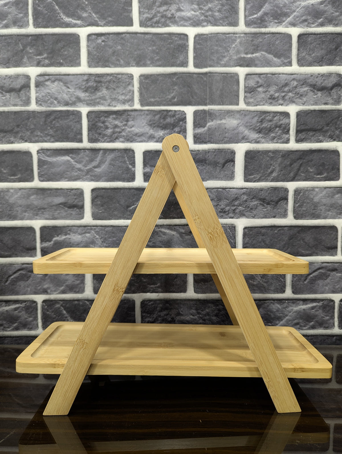 3-Tier & 2-Tier Bamboo Serving & Display Stand - TDL HOUSEHOLD