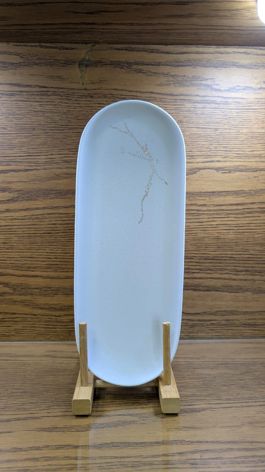 WINSOR HERITAGE PRIME  OVAL PLATE WHITE