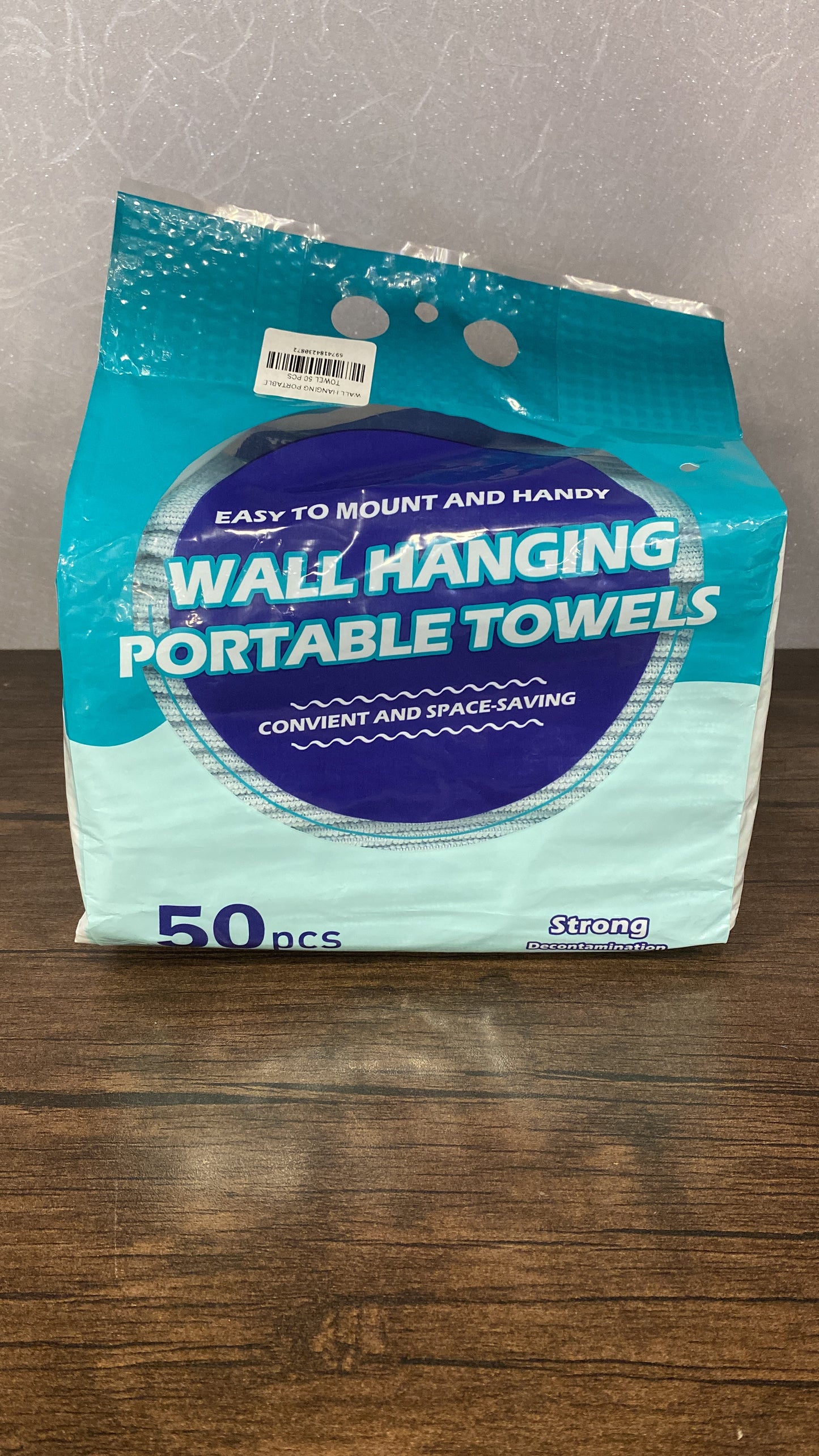 Wall Hanging Portable Disposable Towels (50 PCS) – Space-Saving & Hygienic Cleaning Solution - TDL HOUSEHOLD