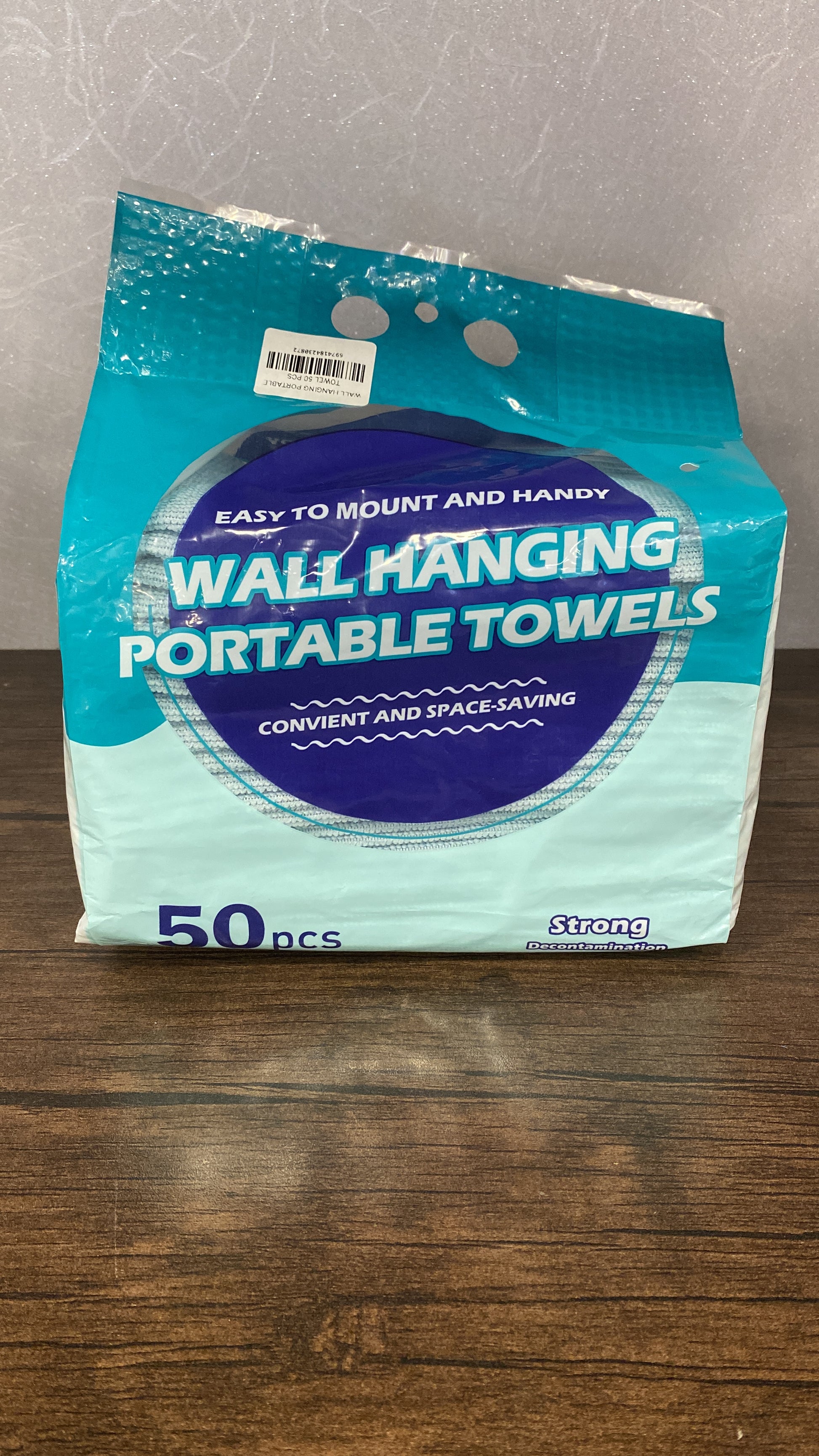 Wall Hanging Portable Disposable Towels (50 PCS) – Space-Saving & Hygienic Cleaning Solution - TDL HOUSEHOLD