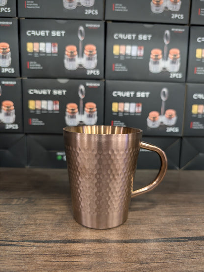 Golden Double Wall Coffee Mug - TDL HOUSEHOLD