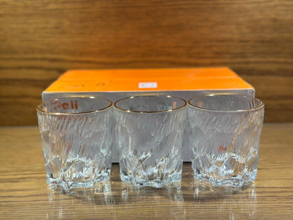 Transparent Golden Line Glasses